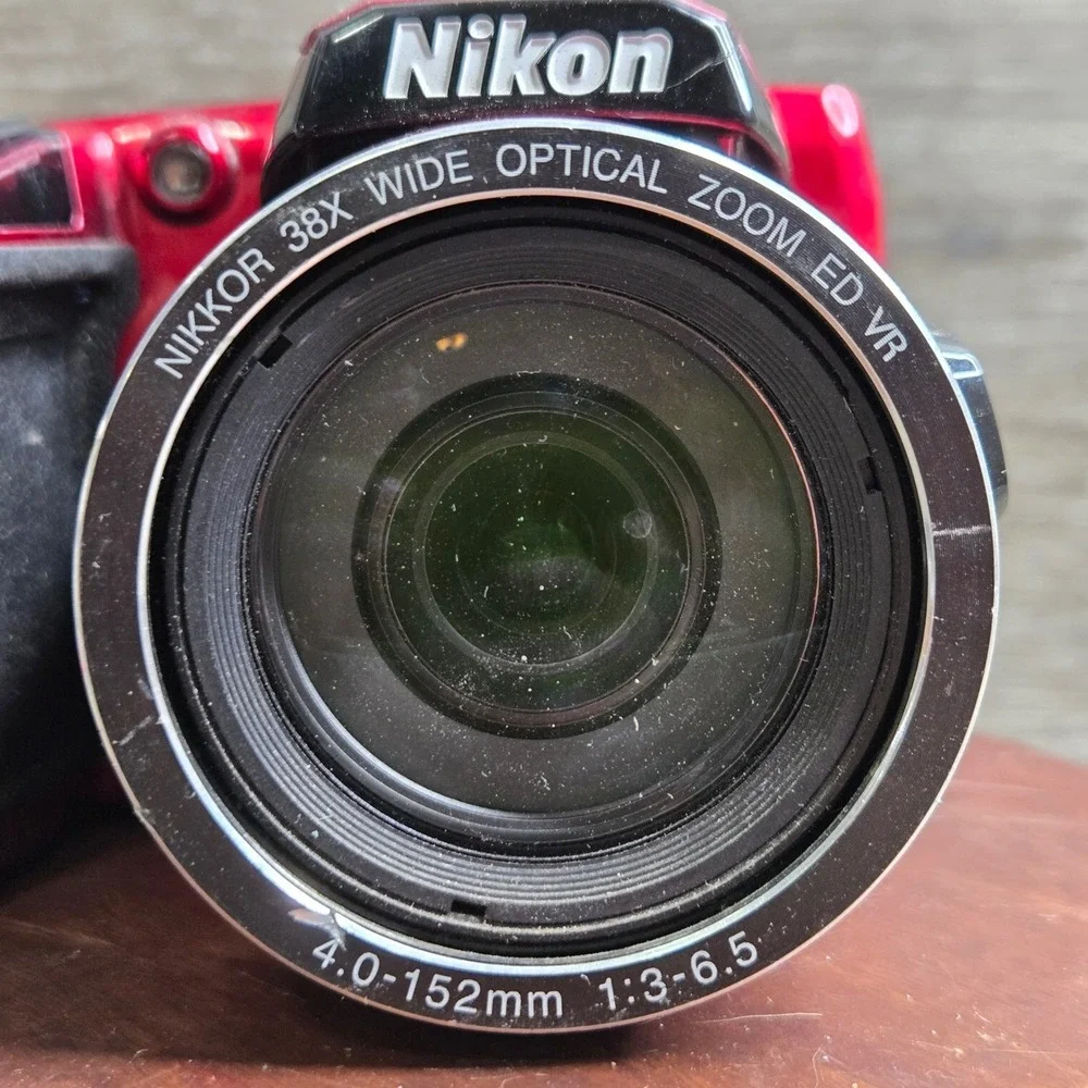 Nikon COOLPIX L840 Digital Camera Red 16.0MP 38x Opt Zoom WiFi Full HD Tested